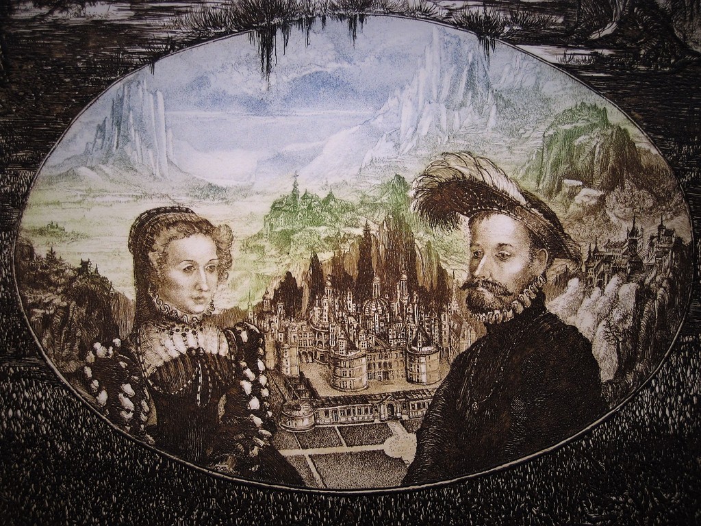 Prachtige ges. Ets "Hendrik 8 & Catharina van Aragon" door Barbara Rosiak 1955 kopen? Bied vanaf 1!