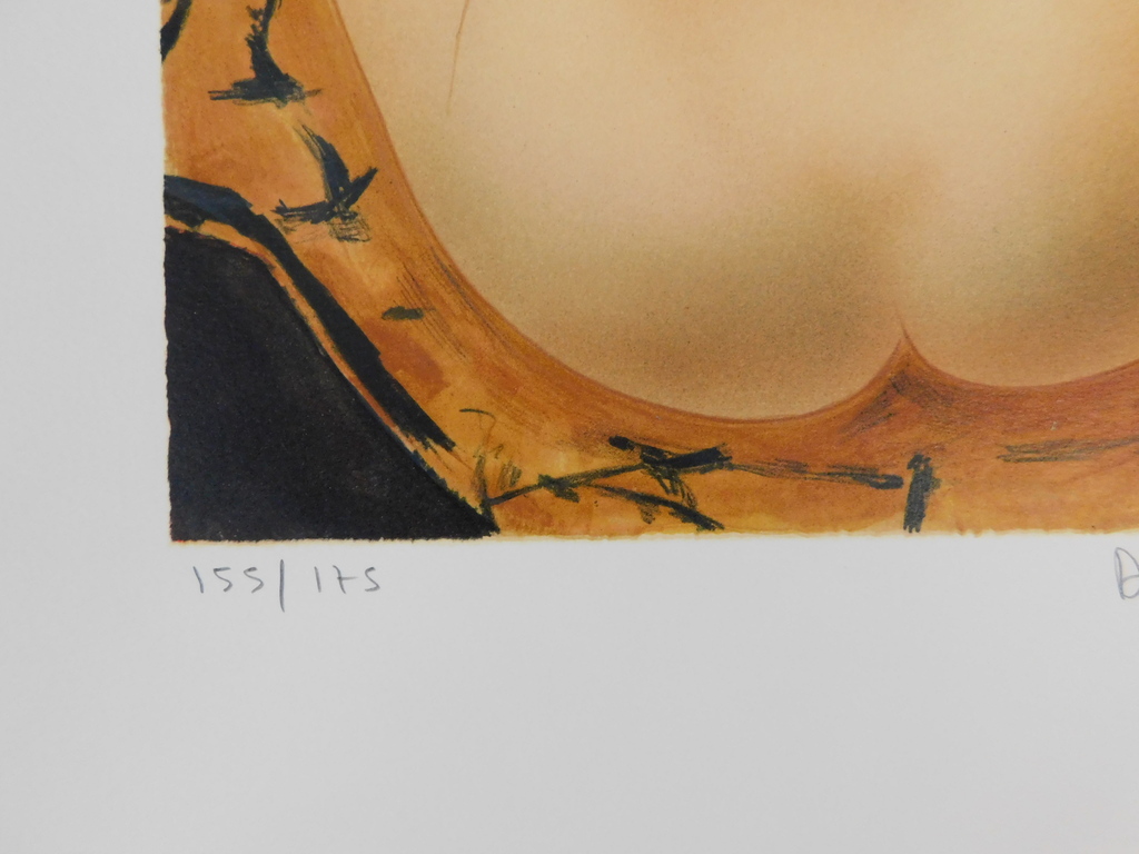 Alain Bonnefoit - Kleurenlitho - Suite Nus: Cheveux Rouge kopen? Bied vanaf 40!