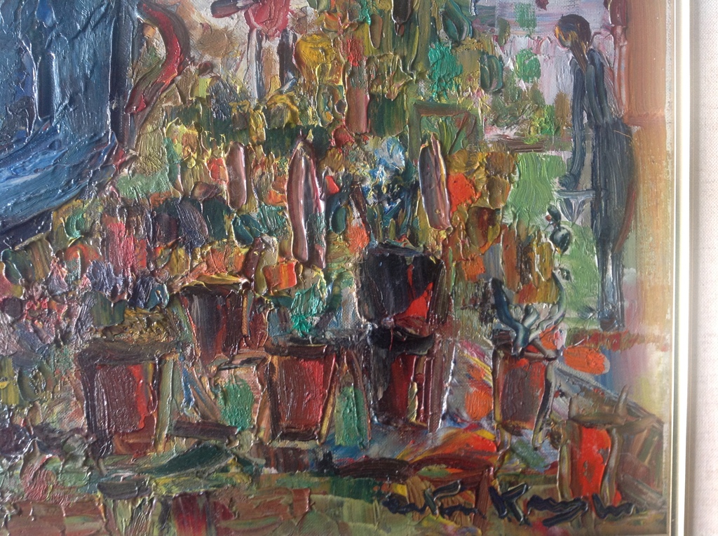 Antoon Kruysen, olieverf schilderij van Bloemenmeisje in Frankrijk. kopen? Bied vanaf 250!