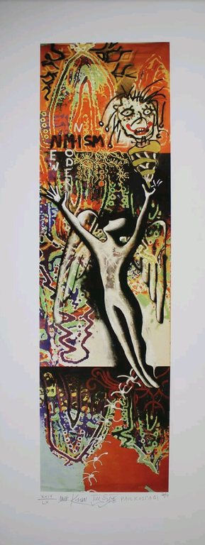 Mark Kostabi-Tony Esposito - Paul Kostabi - Giclee - 2014 verkocht voor € 90!