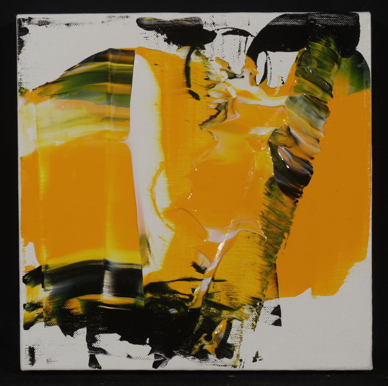 Onbekend gesigneerd: Olieverf op doek, Yellow Moods II kopen? Bied vanaf 50!