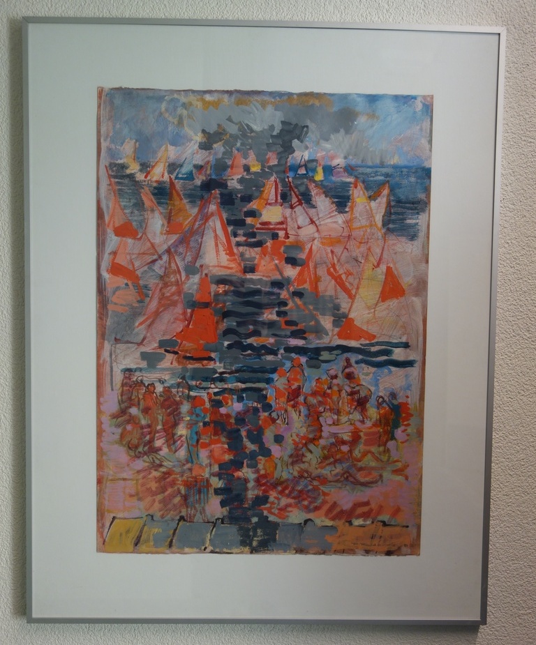 Peter Polderman, Recreatie, Tempera, 70x90 cm kopen? Bied vanaf 70!