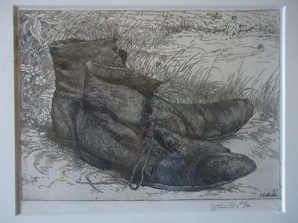 J. Gabrielse - De oude schoenen verkocht voor € 40!