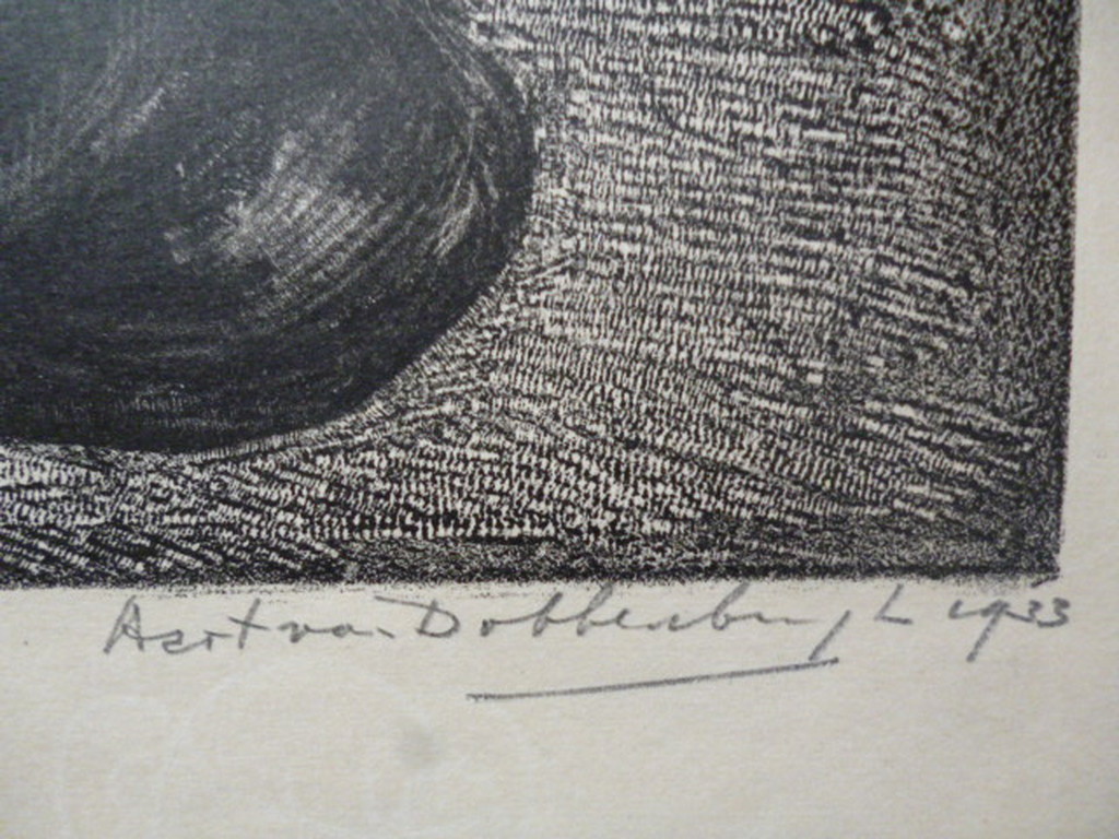 Aart van Dobbenburgh - litho - Cel kopen? Bied vanaf 40!