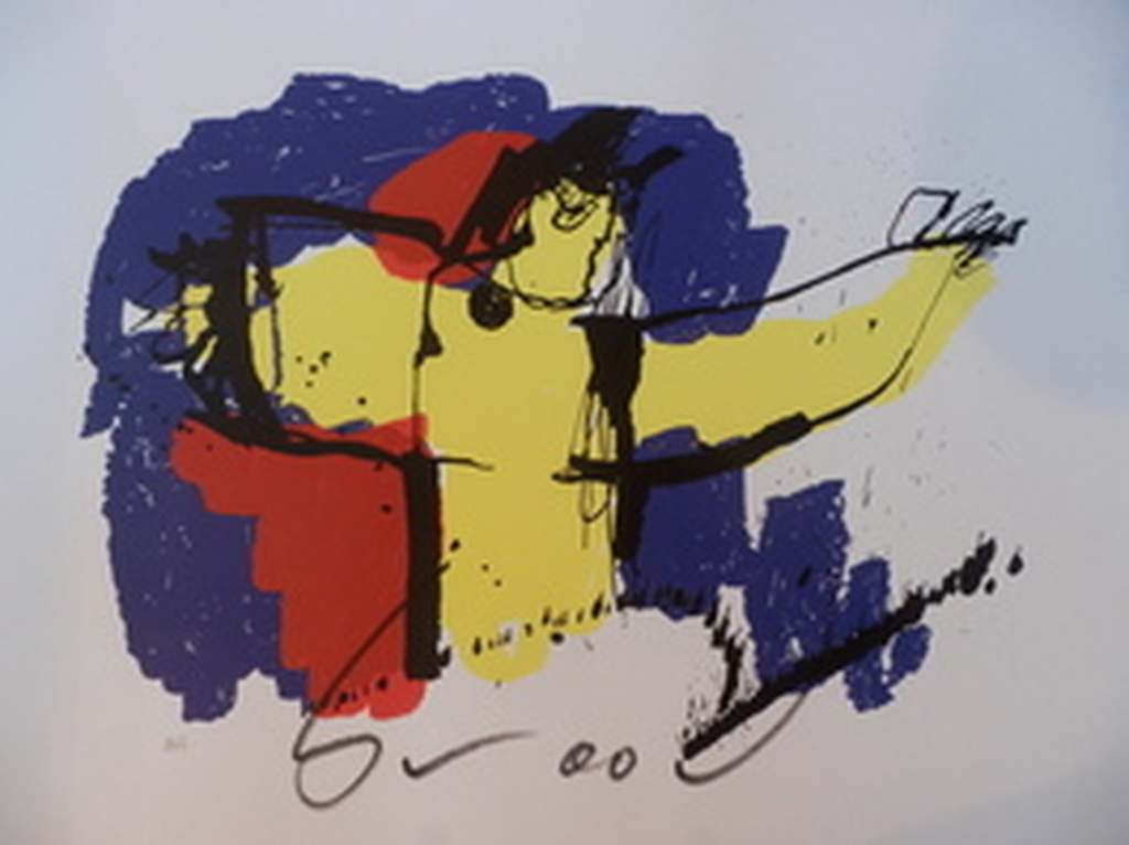 HERMAN BROOD, Gelimiteerde en HANDGESIGNEERDE Zeefdruk BRASIL GOD kopen? Bied vanaf 1!