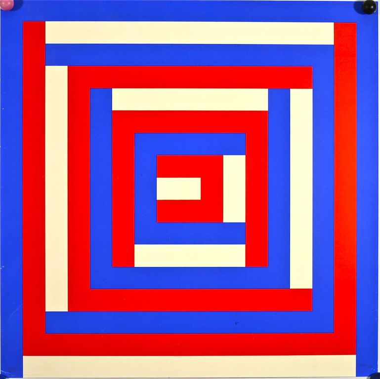 Bob Bonies: Zeefdruk. Abstracte compositie kopen? Bied vanaf 1!