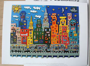 James Rizzi - printbook: met zes prints en een zeefdruk op de voorzijde(Nieuw!) kopen? Bied vanaf 50!