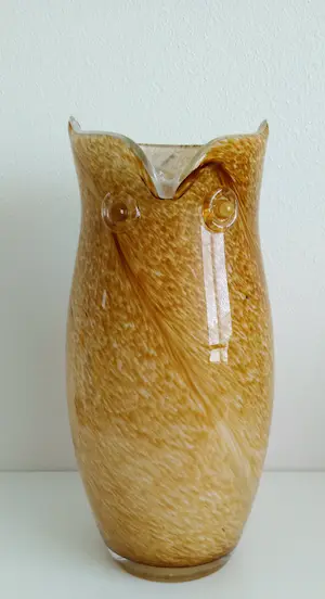 Niet of onleesbaar gesigneerd - Grote vaas in de vorm van een uil, handgemaakt kopen? Bied vanaf 1!