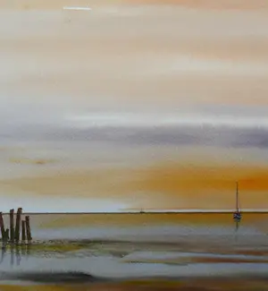 Franklin Meijer - Waddenzee - Zonsondergang kopen? Bied vanaf 39!