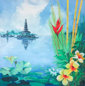 Jan van Delft - Acryl op doek, Bratanmeer II (zeer groot) kopen? Bied vanaf 200!