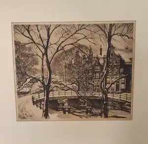 Cornelis Brandenburg - Brouwersgracht in de winter kopen? Bied vanaf 60!