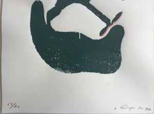 Niet of onleesbaar gesigneerd - abstract | linosnede kopen? Bied vanaf 1!