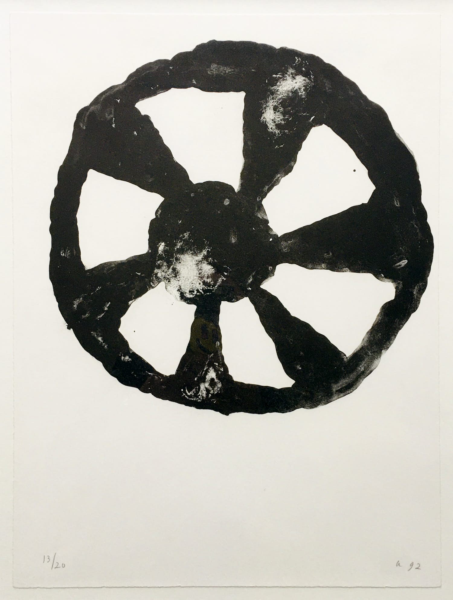 Armando - litho ‘Das Rad’ - gesigneerd- 1992 kopen? Bied vanaf 225!