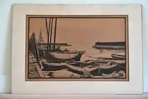 Willem Jans Dijk - "Haventje van Laaxum" verkocht voor € 40!