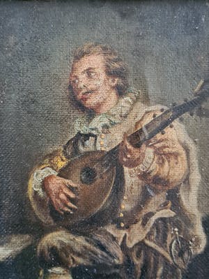 Niet of onleesbaar gesigneerd - Muzikant kopen? Bied vanaf 1!