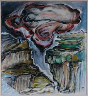 Sophie Mellema - Acryl op paneel, Zonder titel - Ingelijst (Groot) kopen? Bied vanaf 100!