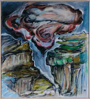 Sophie Mellema - Acryl op paneel, Zonder titel - Ingelijst (Groot) kopen? Bied vanaf 100!