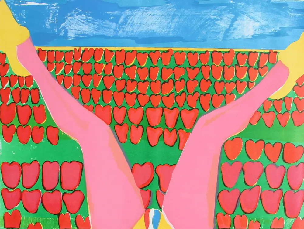 Jan Cremer - Kleuren litho: Miss tulip - 1973 kopen? Bied vanaf 399!