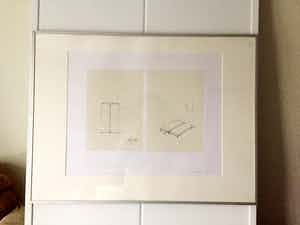 Miroslaw Balka - Zeefdruk, Ingelijst verkocht voor € 75!