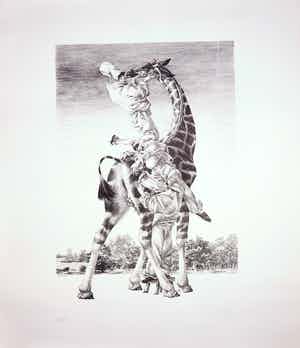 Peter Vos - Litho, Gevoelens verkocht voor € 90!