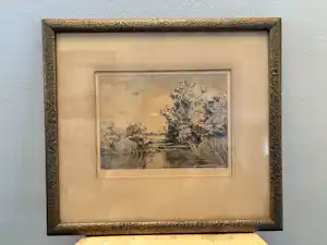 Ids Wiersma - Landschap verkocht voor € 80!