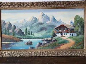 Onbekend - Alpenlandschap kopen? Bied vanaf 50!
