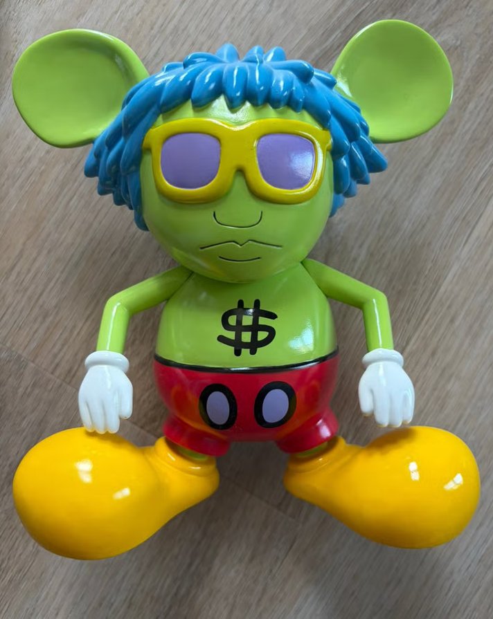 Keith Haring - Limited Edition Andy Mouse Green Figure by 360 Toy Group kopen? Bied vanaf 300!