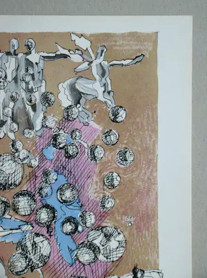 Jacques Villon - Planetaire constellatie - 1954 - Originele lithografie - Gesigneerd - Mourlot kopen? Bied vanaf 50!