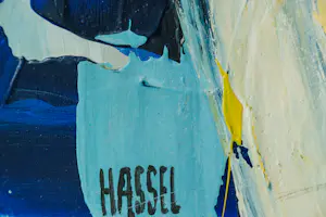 Ad van Hassel - Abstracte compositie Tulip kopen? Bied vanaf 150!