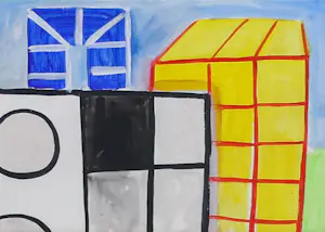 Paul Nassenstein - Aquarel, Zonder titel - Ingelijst kopen? Bied vanaf 125!