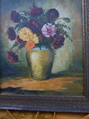 Willem Frederik Markestein - Stilleven met Dahlias kopen? Bied vanaf 50!