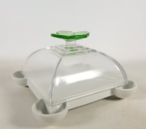 Borek Sipek - Lot van karaf met houder en stolp - Ontwerp voor DSM kopen? Bied vanaf 100!