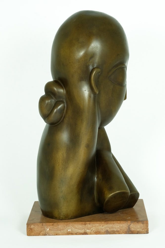 Constantin Brancusi - Bronzen beeld getiteld 'Mademoiselle Pogany II' kopen? Bied vanaf 1900!