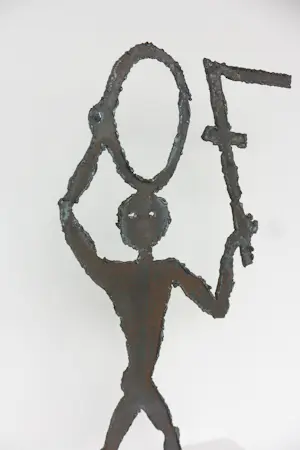 Albrecht Genin - Metalen sculptuur, Figur 70 kopen? Bied vanaf 150!