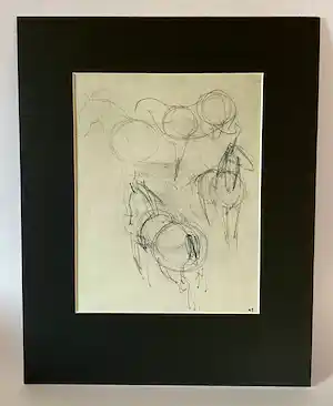 Franz Marc - 2 Heliogravures naar een studie naar paarden 1959 verkocht voor € 15!