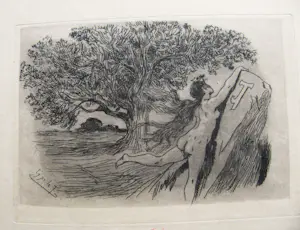Felicien Rops - " LETTRINE de JAMES TOBYN " 1875 kopen? Bied vanaf 300!