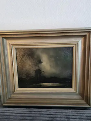 Harry Koster - Gesigneerd olieverfschilderij – 18 x 24 cm kopen? Bied vanaf 280!