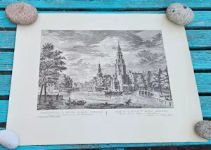 Simon Fokke - Zicht op Amsterdam kopen? Bied vanaf 25!