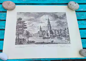 Simon Fokke - Zicht op Amsterdam kopen? Bied vanaf 25!