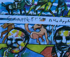 Herman Brood - Ingelijste zeefdruk: Scrapple from the Apple - 1992 kopen? Bied vanaf 199!