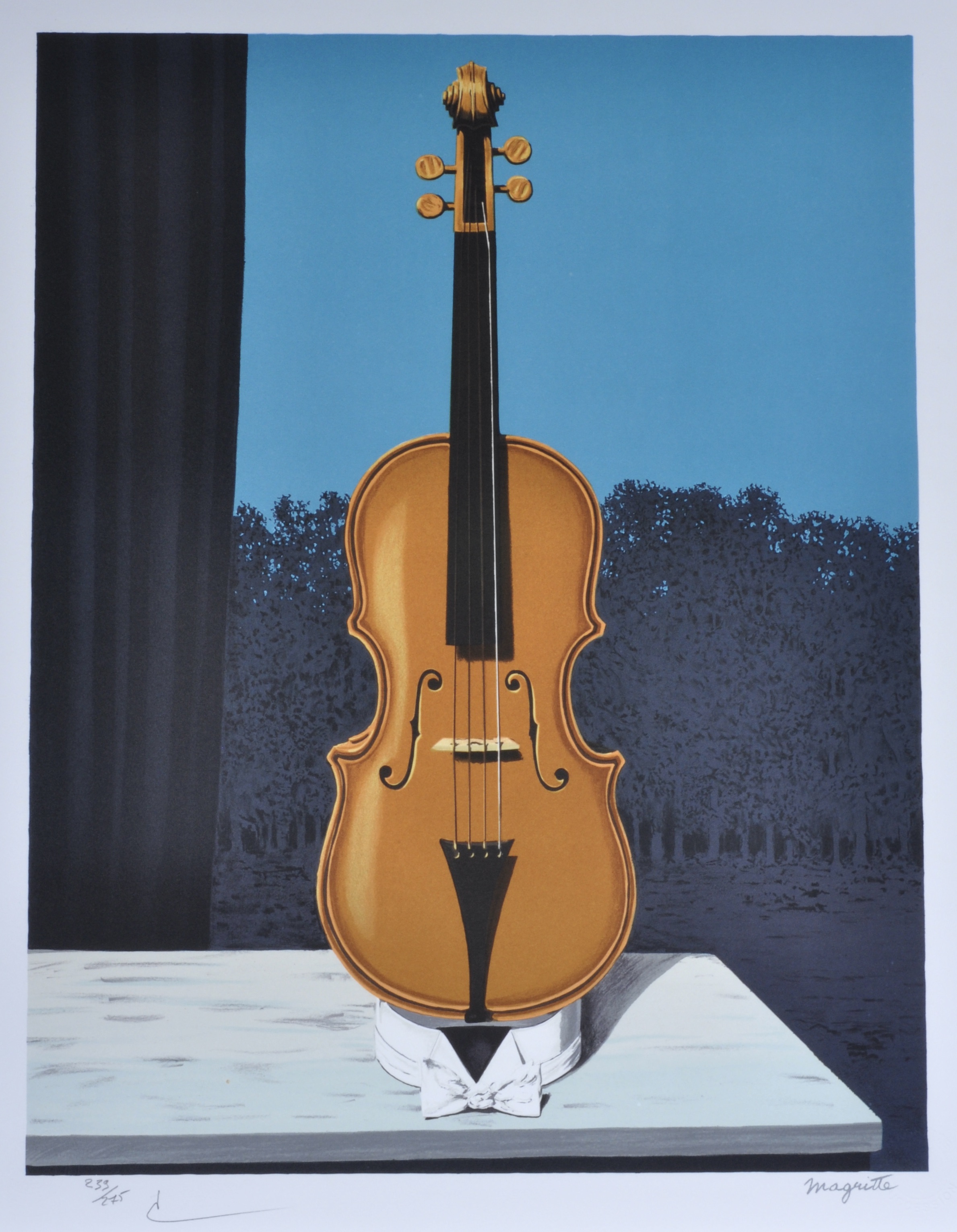 Rene Magritte - (naar), Un peu de l'âme des bandits - Lithografie - 60x45 cm kopen? Bied vanaf 425!