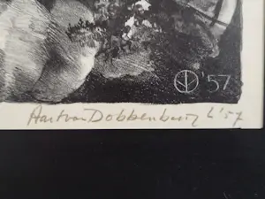 Aart van Dobbenburgh - "Zonnebloemen". kopen? Bied vanaf 75!