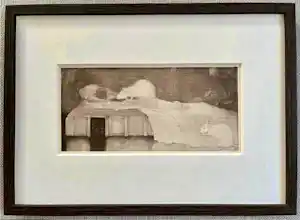Jan Mankes - Originele Heliogravure Muizen op Permanenten Boek 1923 verkocht voor € 110!