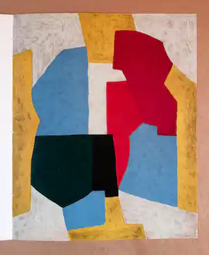 Serge Poliakoff - 5 Lithografieën uit boek verkocht voor € 15!