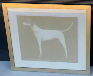 Joe Andoe - Ingelijste zeefdruk: Small Dog (Putty) - 1998 kopen? Bied vanaf 295!