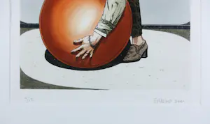 Erlend Steiner Lovisa - Ingekleurde ets, Margo II - Ingelijst kopen? Bied vanaf 50!