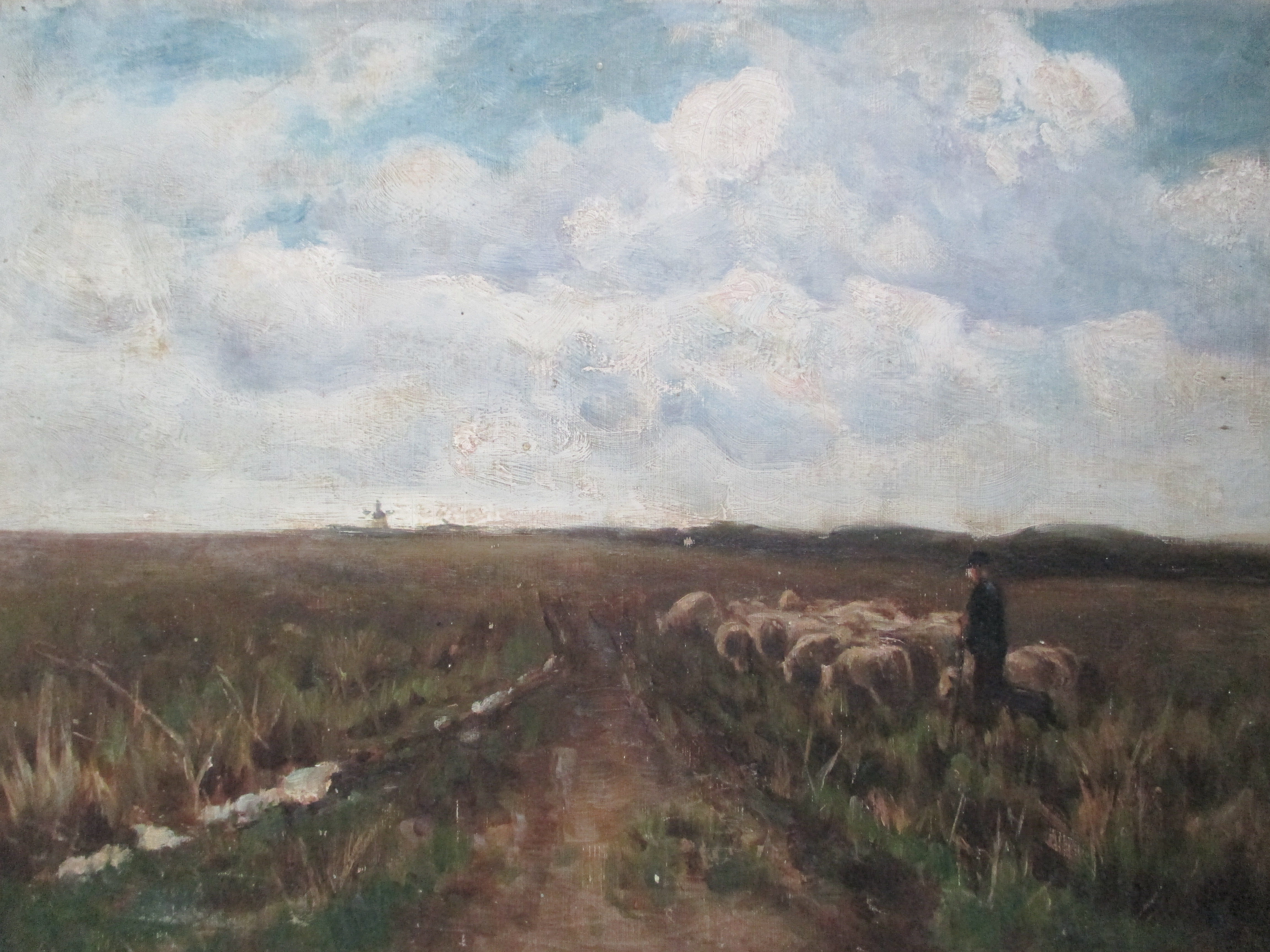 Niet of onleesbaar gesigneerd - Schilderij naar J.H. Weissenbruch kopen? Bied vanaf 1!