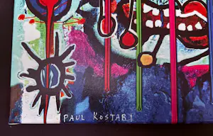 Paul Indrek Kostabi - & Giuseppe Fortunato (Italië - Europa - 1956). Titel: KF0920. kopen? Bied vanaf 179!