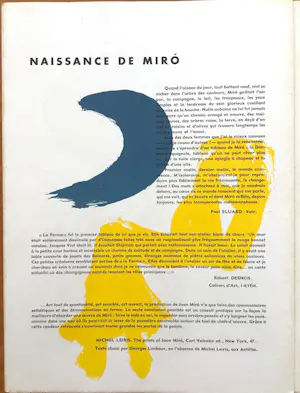 Joan Miro - Derrière Le Miroir - no. 14-15 - Jaar 1948 - Maeght Paris - 2e Editie - Goed kopen? Bied vanaf 50!