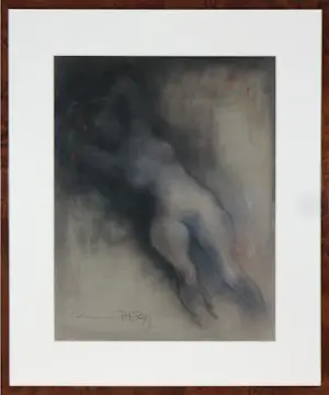 Clemens Pasch - Pastel en krijt, Naakt - Ingelijst kopen? Bied vanaf 70!